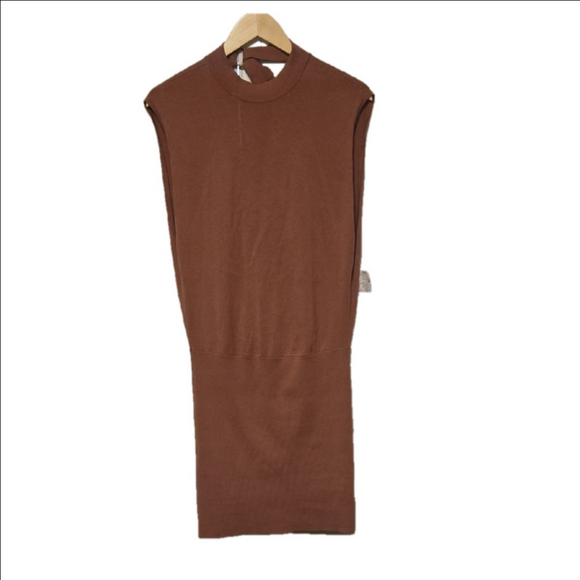 Free People Open Back Knit Dress Rose NWT - Picture 4 of 10